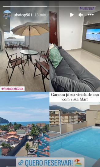 Cobertura Perto Da Em Apartment Ubatuba